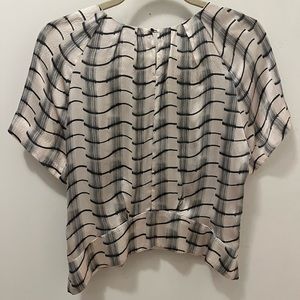 Anthro brand Cardinal silk top - size 4/S